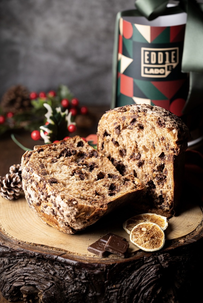 Panetone de Chocolate e Laranjinha Confitada - 500 gr